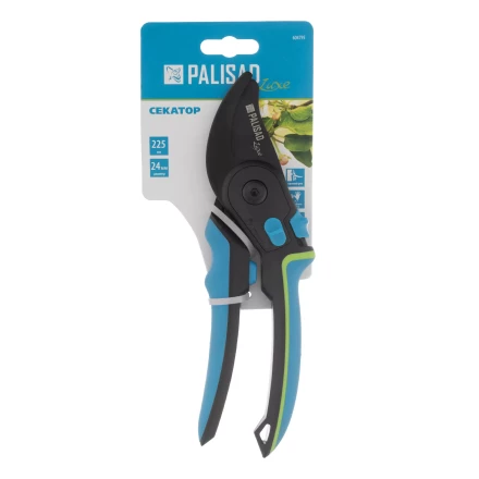 Секатор прямого реза Palisad, 225 мм, регулировка захвата, трехкомпонентные рукоятки, Luxe 604795 купить в Нижневартовске