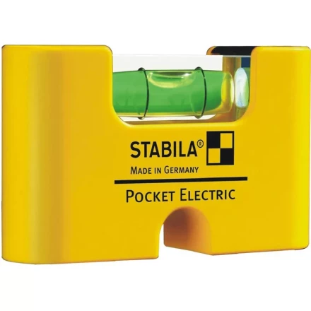 Уровень тип  Pocket Electric  70x20x40мм с магнитом и пазом под отвертку   STABILA купить в Нижневартовске