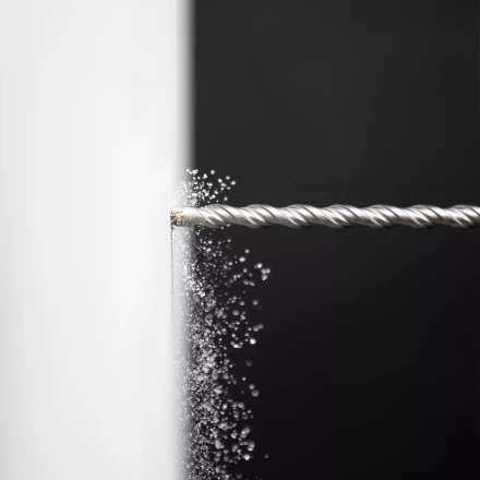 Бур по бетону Denzel, 12 x 260 мм, двойная спираль, три пылеотводящие кромки, 705025 купить в Нижневартовске