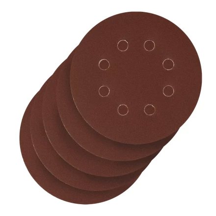 Круг абразивный на ворсовой подложке под "липучку", перфорированный, P 180, 125 мм, 5 шт Сибртех 738087 купить в Нижневартовске