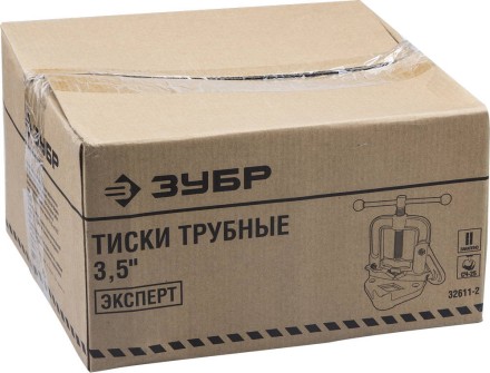Тиски ЗУБР &quot;МАСТЕР&quot; для труб, № 2 - 3,5&quot; 32611-2 купить в Нижневартовске