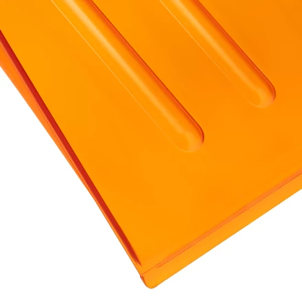 Лопата для уборки снега поликарбонат Сибртех, 465х410х1390 мм, стальной черенок, усиленная 61655 купить в Нижневартовске