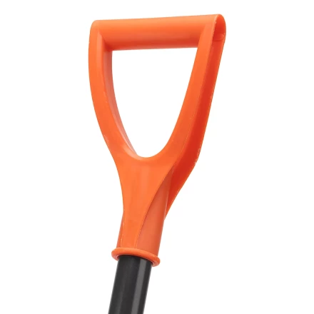 Лопата для уборки снега поликарбонат Сибртех, 465х410х1390 мм, стальной черенок, усиленная 61655 купить в Нижневартовске