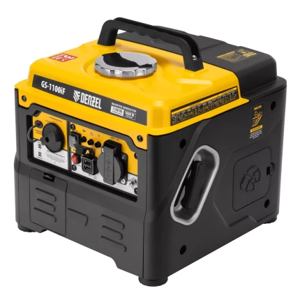 Генератор инверторный DENZEL GS-1100iF 94706, 1,1 кВт, 230 В, ручной старт купить в Нижневартовске