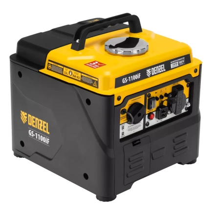 Генератор инверторный DENZEL GS-1100iF 94706, 1,1 кВт, 230 В, ручной старт купить в Нижневартовске