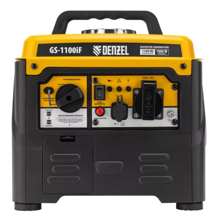 Генератор инверторный DENZEL GS-1100iF 94706, 1,1 кВт, 230 В, ручной старт купить в Нижневартовске