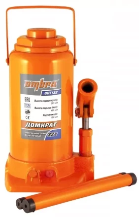 Домкрат бутылочный 32т подъем 285-465 мм OHT132 Ombra купить в Нижневартовске