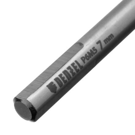 Сверло спиральное по металлу Denzel 7,0 x 109мм, Р6М5, Golden Tip, многогранная заточка 718280 купить в Нижневартовске