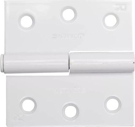 Петля дверная STAYER "MASTER" разъемная, цвет белый, правая, 75мм 37613-75-2R купить в Нижневартовске