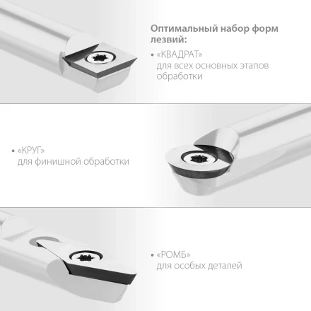 Набор профессиональных ручных резцов по дереву KRAFTOOL 18369 купить в Нижневартовске