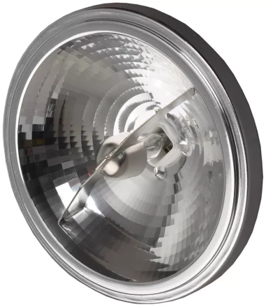 Лампа галогенная СВЕТОЗАР алюм. отражатель, угол 8гр, цоколь G53, диаметр 111мм, 35Вт, 12В SV-44743-08 купить в Нижневартовске