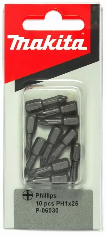 Биты Makita PH1 25мм 10шт (P-06030) купить в Нижневартовске