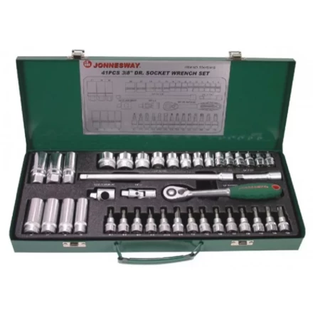 Набор головок торцевых 3/8"DR 6-24мм 41предметов S04Н3141S Jonnesway 47203 купить в Нижневартовске