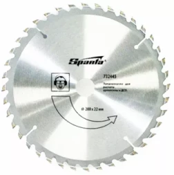 Пильный диск по дереву, 200 х 22мм, 40 зубьев  SPARTA 732445