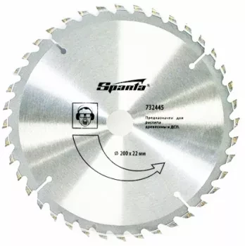 Пильный диск по дереву, 200 х 22мм, 40 зубьев  SPARTA 732445 купить в Нижневартовске