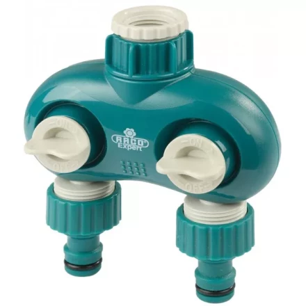 Распределитель поливочный RACO "Original" "DELUXE" двухканальный, 1/2"х3/4" 4250-55261C купить в Нижневартовске