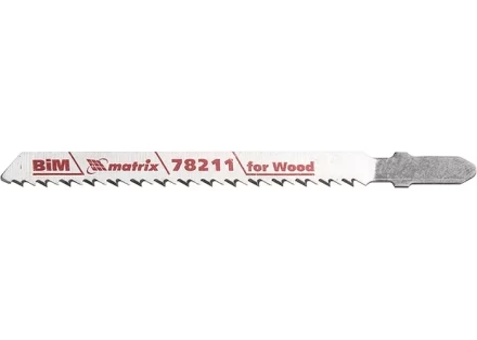 Полотна для электролобзика по дереву 3 шт T101BF 75 x 2,5мм Bimetal MATRIX Professional 78211 купить в Нижневартовске