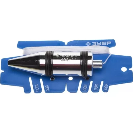 Отвес ЗУБР "ЭКСПЕРТ" строительный в пластмассовом чехле, 400гр 06347-40 купить в Нижневартовске