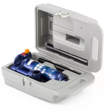 Домкрат гидравлический бутылочный 2 т h подъема 178-338 мм в пластиковом кейсе Stels 51172 купить в Нижневартовске