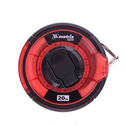 Рулетка геодезическая 20 м х 12,5 мм закрытый корпус стальная лента односторонняя шкала Pro Matrix 31280 купить в Нижневартовске