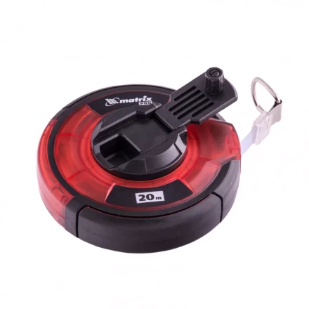 Рулетка геодезическая 20 м х 12,5 мм закрытый корпус стальная лента односторонняя шкала Pro Matrix 31280 купить в Нижневартовске