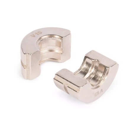 Набор матриц КВТ V (15–28 мм) для опрессовки фитингов из меди и нержавеющей стали (89623) купить в Нижневартовске