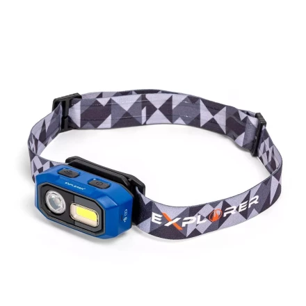 Фонарик налобный светодиодный со встроенным аккумулятором КВТ HL-6567 (88899) купить в Нижневартовске