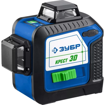 ЗУБР КРЕСТ 3D, лазерный нивелир, Профессионал (34909) купить в Нижневартовске