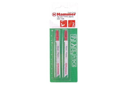 Пилки для лобзика HAMMER JG WD-PL T111C (2шт.) купить в Нижневартовске