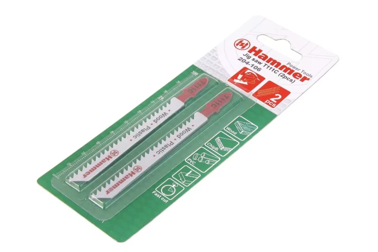 Пилки для лобзика HAMMER JG WD-PL T111C (2шт.) купить в Нижневартовске