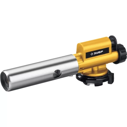 ЗУБР ГПМ-800, 1300°C, цельнометаллическая, газовая горелка с пьезоподжигом на баллон с цанговым соединением, Профессионал (55550) купить в Нижневартовске