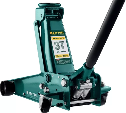Домкрат гидравлический подкатной &quot;Kraft-Lift&quot;, 3т, 133-465 мм, KRAFTOOL 43450-3 43450-3 купить в Нижневартовске