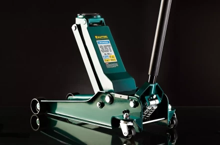 Домкрат гидравлический подкатной &quot;Kraft-Lift&quot;, 3т, 133-465 мм, KRAFTOOL 43450-3 43450-3 купить в Нижневартовске