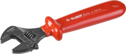 Ключ разводной ЗУБР "ЭКСПЕРТ" "ЭЛЕКТРИК", сталь 40Х, покрытие Н12Х1, высоковольтный до ~1000В, 30мм, 250мм / 10" 27257-25_z01 купить в Нижневартовске