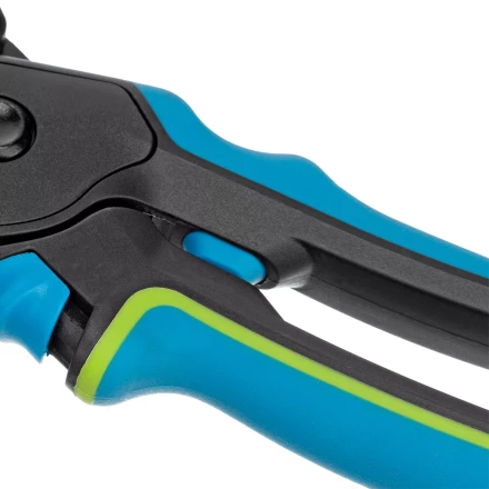 Секатор с наковальней Palisad, 220 мм, регулировка захвата, трехкомпонентные рукоятки, Luxe, 604805 купить в Нижневартовске