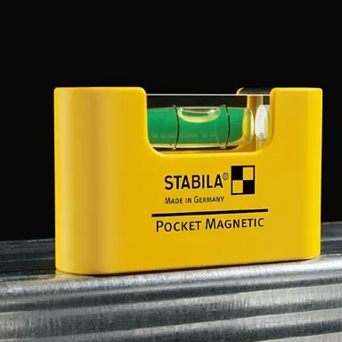 Уровень тип  Pocket Magnetic  70x20x40мм  с магнитом   STABILA купить в Нижневартовске