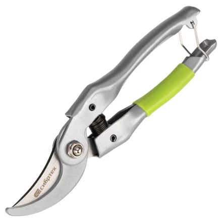 Секатор прямого реза Сибртех, 225 мм, металлические рукоятки, нижняя в ПВХ-оболочке, 604695 купить в Нижневартовске