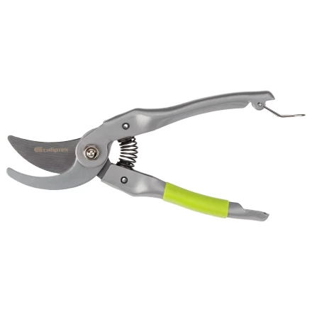 Секатор прямого реза Сибртех, 225 мм, металлические рукоятки, нижняя в ПВХ-оболочке, 604695 купить в Нижневартовске