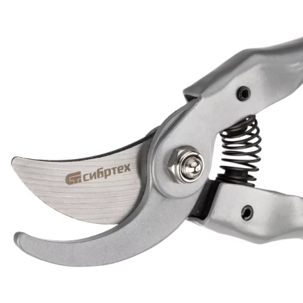 Секатор прямого реза Сибртех, 225 мм, металлические рукоятки, нижняя в ПВХ-оболочке, 604695 купить в Нижневартовске