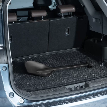 Лопата автомобильная Denzel, 230х290х690мм, сверхпрочный полиамид, 61670 купить в Нижневартовске