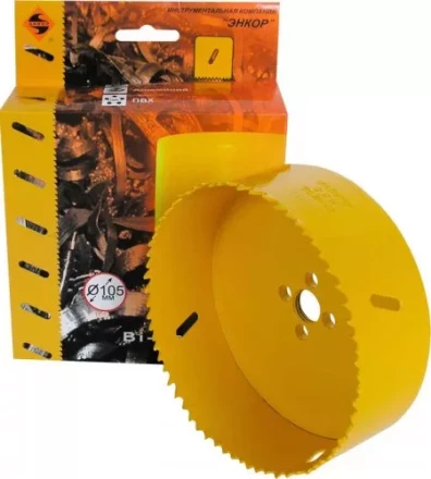 Коронка Bi-Metal Ф105 мм М42 Энкор 24405 купить в Нижневартовске