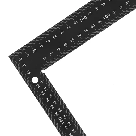 Угольник, 200 х 300 мм, алюминиевый, лазерная гравировка Denzel 32392 купить в Нижневартовске