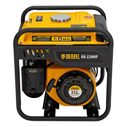 Генератор инверторный DENZEL GK-2200iF, 2,2 кВт, 230 В, ручной старт купить в Нижневартовске
