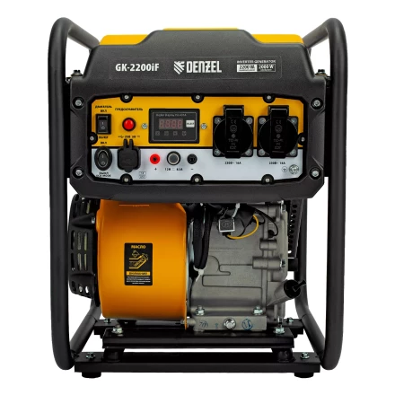 Генератор инверторный DENZEL GK-2200iF, 2,2 кВт, 230 В, ручной старт купить в Нижневартовске