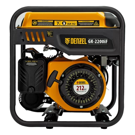 Генератор инверторный DENZEL GK-2200iF, 2,2 кВт, 230 В, ручной старт купить в Нижневартовске
