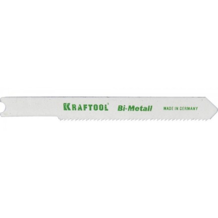 Полотна KRAFTOOL, U118AF, для эл/лобзика, Bi-Metall, по металлу (1,5-2мм), US-хвост., шаг 1,2мм, 55мм, 2шт 159655-1,2 купить в Нижневартовске
