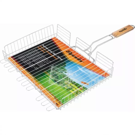 Решетка-гриль 300х400х65 мм объемная хромированная SPARTA 69561 купить в Нижневартовске