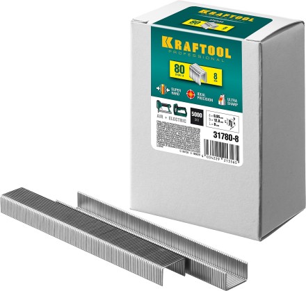 Скобы тип 21GA (80 / Pr A / Senco AT) 5000 шт 31780-8 купить в Нижневартовске