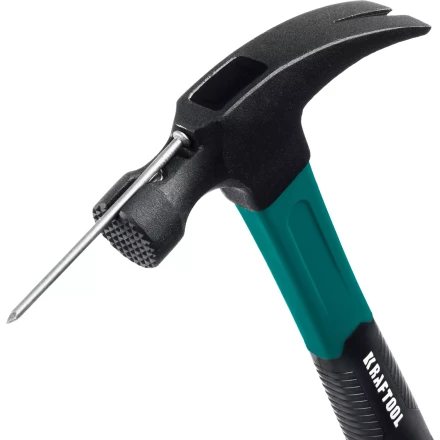 Молоток-гвоздодер с фиберглассовой двухкомпонентной рукояткой 20265-56 купить в Нижневартовске