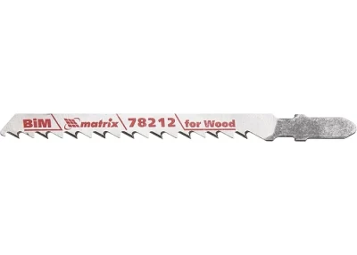 Полотна для электролобзика по дереву 3 шт T101DF 75 x 4мм Bimetal MATRIX Professional 78212